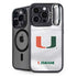 University of Miami White Jersey iPhone 15 Pro Kickstand Case